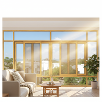 Ventanas Corredizas de Vidrio Negro de Eficiencia Energética Lukliving, Ventana Corrediza de Aluminio