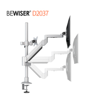 Triple support LCD support de bureau bras de montage sur poteau LCD (BEWISER D2037)