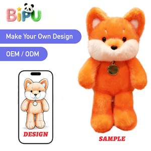 Produsen Mainan Boneka Plush Kustom BIPU OEM ODM Hewan Boneka Isi Dakron MOQ Rendah Boneka Plush Buatan Khusus Sesuai Desain Anda - Product Image 5