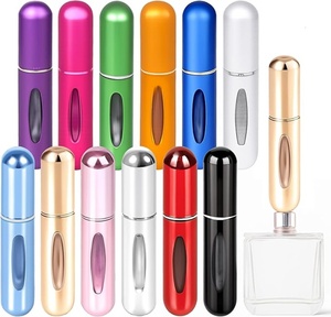 Flacon de parfum vide de 5 ml, atomiseur de parfum en aluminium rechargeable, vaporisateur de voyage, pompe à parfum, Cologne - Product Image 1