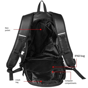 Sac à dos de moto imperméable de grande capacité d'usine, sac à dos de conduite, sac à casque réfléchissant pour moto, sac pour ordinateur portable, imperméable - Product Image 4