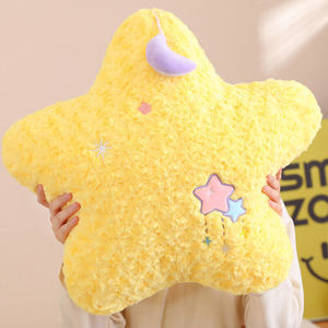 Nuovo Design piccole stelle gemelle peluche grazioso cuscino di peluche luna divertente luna e stella peluche - Product Image 3