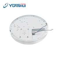 Plafonnier LED 300 mm 20 W pour couloir, salle de bain, IP66, étanche, démontable, forme ronde, avec capteur