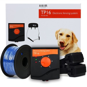 Système <span class=keywords><strong>de</strong></span> clôture électrique rechargeable TP16 <span class=keywords><strong>pour</strong></span> <span class=keywords><strong>chien</strong></span>, <span class=keywords><strong>collier</strong></span> <span class=keywords><strong>de</strong></span> <span class=keywords><strong>dressage</strong></span> à choc réglable et étanche en plastique, couverture <span class=keywords><strong>de</strong></span> 5000 m avec fonction <span class=keywords><strong>de</strong></span> rappel - Product Image 1