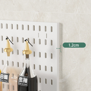 Gıda ile ilgili araçları asmak ve temiz bir mutfak korumak için gıda güvenli PP mutfak Pegboard - Product Image 2