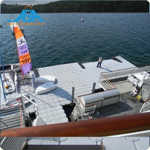 Plateforme <span class=keywords><strong>de</strong></span> levage <span class=keywords><strong>de</strong></span> jet ski modulaire, pontons flottants, cubes, quai en HDPE pour <span class=keywords><strong>la</strong></span> vente - Product Image 4