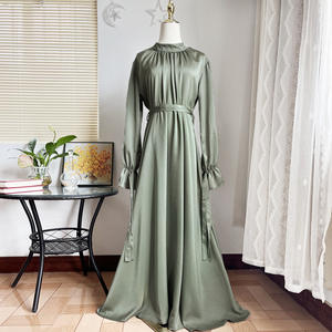 Nouvelles Conceptions d'Abaya 2026, Abaya en Polyester, Vêtements Musulmans Traditionnels, Abaya Femme, <span class=keywords><strong>Robes</strong></span> Pudiques - Product Image 5