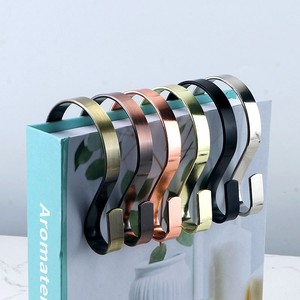 Stainless Steel Metal <b>Hooks</b> 120x10mm Multifunctional <b>Wall</b> <b>Hooks</b> <b>For</b> Clothing Storage Behind Doors Or On <b>Walls</b> - Product Image 1