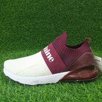 Weshine Baskets de gym décontractées en maille Logo personnalisé Baskets de course avec mousse à mémoire de forme Design plat et respirant pour la marche sportive