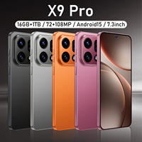 2026 Baru Tidak Terkunci CDMA LTE Android 15 X9 Pro Layar HD 7,3 inci Kapasitas Besar 16GB+1TB Smartphone 5G Bahasa Global