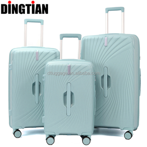 Lot de 3 ou 5 valises rigides en polycarbonate PP avec serrure TSA, grandes tailles 28 et 32 pouces, pour bagages de <span class=keywords><strong>voyage</strong></span> à enregistrer - Product Image 4