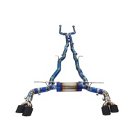 Système d'échappement CatBack en titane ING M5 G90 à succès avec silencieux, échappement performance sans valve, son profond, fixation directe