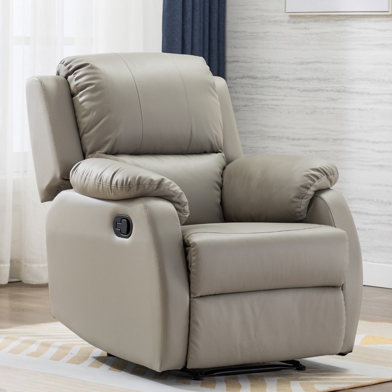 Modern PU Leather Theater Recliner Chair – Manual & Electric Single Sofa for Living Room & Home Theater - View 3