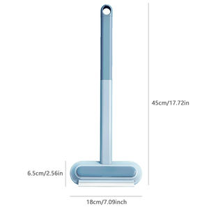 แปรงกำจัดขนพลาสติกอเนกประสงค์แบบขายส่ง ด้ามยาว ปรับได้ พกพาสะดวก ใช้ทำความสะอาดหน้าต่างและขนสัตว์ แบบใช้มือ - Product Image 2
