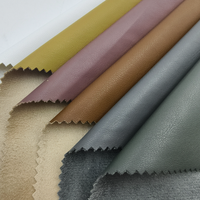 Tissu en cuir PU souple pour vêtements, simili peau de mouton