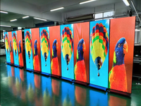Écran LED Totem P2.5 GOB pour publicité de mariage en intérieur, 640*1920mm, écran d'affichage LED pliable