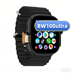 DW100 Ultra Smartwatch SIM-Karte 3+32GB Global Android AMOLED 2,04 Zoll Videoanruf WLAN GPS Youtube S10 Mobilfunk-Edition - Product Image 1