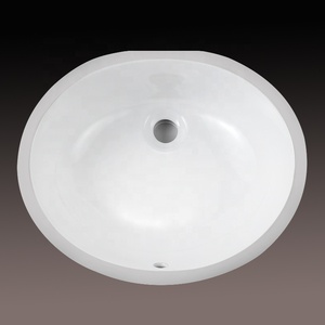 2017 hiện đại oval <span class=keywords><strong>undermount</strong></span> Vanity 3 Lỗ Gốm chìm hoặc thả trong nhà vệ sinh cho căn hộ sử dụng - Product Image 3