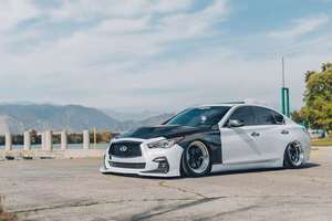 Capó de Fibra de Carbono a Precio de Fábrica para Infiniti Q50 2015, Mejora al Estilo V, Capó de Motor, Nuevas <span class=keywords><strong>Autopartes</strong></span> - Product Image 6