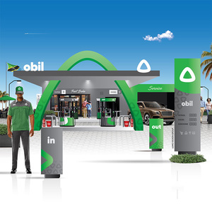 Solución de Señalización <span class=keywords><strong>Digital</strong></span> para Gasolineras MACCAN, Conjunto Completo de Pantalla LED de Precios, Tótem, Kiosco, Sistema de Señalización Publicitaria para Exteriores - Product Image 1