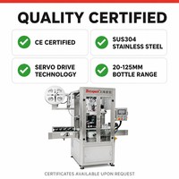 Machine d'étiquetage automatique de manchons rétractables haute vitesse Servo 60-200 BPM avec tunnel de rétraction à la vapeur pour fabricants de bouteilles PET