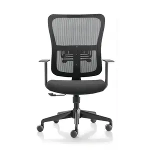 Toptan konferans mobilya döner sandalyeler ofis toplantı Modern eğitim sandalye ergonomik örgü kumaş bilgisayar ofis koltuğu