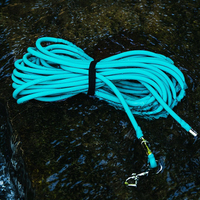 Laisse de dressage et de suivi pour animaux de compagnie en PVC, allongée, anti-explosion, pour chiens de taille moyenne et grande, en sangle de caoutchouc imperméable