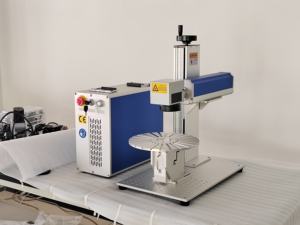 เครื่องมาร์กกิ้งไฟเบอร์เลเซอร์แบบระบายความร้อนด้วยอากาศ 50W ควบคุมด้วย EZCAD สำหรับการแกะสลักโลหะ - Product Image 5