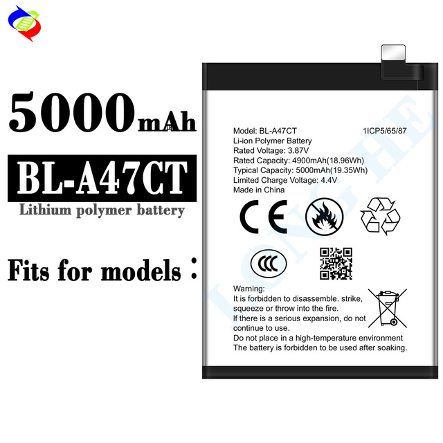 HiBattery BLACK G-2 BL-A47CT 5000mAh for LT Black G-2 BL-A47CT Mobile Phone Batteries