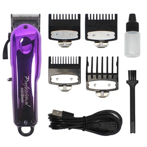 Máquina <span class=keywords><strong>de</strong></span> <span class=keywords><strong>Cortar</strong></span> <span class=keywords><strong>Cabello</strong></span> en Oferta, Recortadora Eléctrica Profesional Recargable, Cortadora <span class=keywords><strong>de</strong></span> <span class=keywords><strong>Cabello</strong></span> Inalámbrica para Hombres - Product Image 3