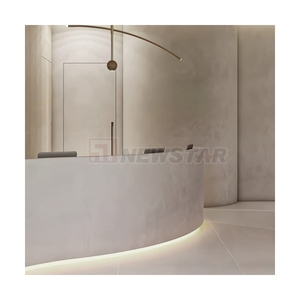 New Arrival Luxury Natural Stone Reception <b>Desk</b> Nordic Style Front Customizable Counter - Product Image 1