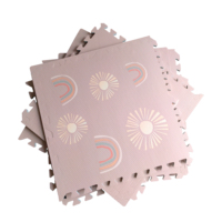 Tapis de jeu puzzle en mousse EVA extra large, écologique et non toxique - Tapis de sol pour bébé épaissi, antichoc et antidérapant pour salle de sport et crèche