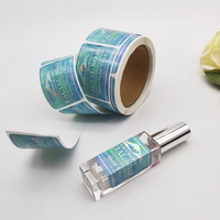 Étiquettes cosmétiques personnalisées durables, écologiques, réutilisables, en PVC, autocollantes, en vinyle, imperméables, avec estampage à chaud argenté pour bouteilles