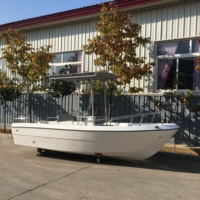 Bateau de pêche léger en fibre de verre de 5 m de Chine avec moteur hors-bord LIYA