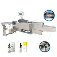 Emballage de bouteilles en verre Encartonneuse automatique de flacons d'huile essentielle Emballage de boîtes en carton Cartonneuse