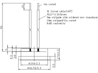 Minimum SPL 95dB and Sensitivity 120db Electro Magnetic Alarm