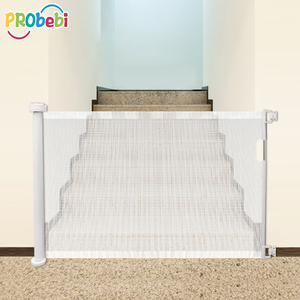 MEJOR PUERTA del bebé suministros seguridad de malla puerta retráctil <span class=keywords><strong>para</strong></span> <span class=keywords><strong>perros</strong></span> enrollable de la escalera - Product Image 5