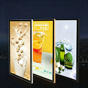 Custom rectangular acrylic frame <b>light</b> <b>boxes</b>, wall-mounted full-color <b>light</b> <b>boxes</b>, <b>LED</b> <b>light</b> <b>boxes</b>, dimmable control <b>light</b> <b>boxes</b> - Product Image 1