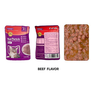 למכור היטב 85 גרם חבילת מזון רטוב חטיפי חיות מחמד פאוץ מזון רטוב לחתול פינוקי בשר חלקיקי בשר מזון לחיות מחמד - Product Image 2