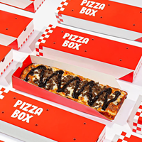 Caja de Cartón Personalizada para Alimentos, Caja Triangular Individual para Pizza de Una Rebanada, para Llevar