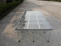 Scène de marionnette portable en verre de haute qualité facile à installer pour l'événement