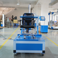 Machine d'essai de résistance structurelle des chaises, équipement de test de fatigue du dossier de chaise de bureau, moteur servo, capteur de force 2kN
