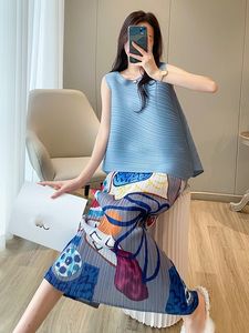 2023 d'été Couston Offre Spéciale Plissé Miyake Taille Haute Plissée <span class=keywords><strong>Mi</strong></span> <span class=keywords><strong>Longue</strong></span> Fente Femmes <span class=keywords><strong>jupe</strong></span> Droite <span class=keywords><strong>Tube</strong></span> De <span class=keywords><strong>Jupe</strong></span> - Product Image 6