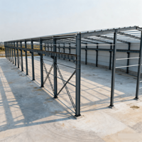 Structure légère en acier Bloc d'appartements Grange à chevaux Bâtiment de ferme Barndominium Kits Maison Bâtiment industriel à ossature en acier préfabriqué
