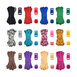 Corde de paracorde de bricolage colorée <span class=keywords><strong>3m</strong></span>/par noyau en gros pour les activités de plein air pour le camping et la randonnée - Product Image 1