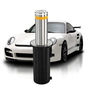 K4 Crash Rated <strong>Traffic</strong> Street Cast Iron Safety Road Hydraulic Automatic <strong>Retractable</strong> Bollard For Parking Stop <strong>Barrier</strong> - Product Image 1