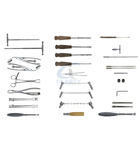 CLASTY INSTRUMENTS Juego de Instrumentos Ortopédicos para Trauma de Miembros Superiores, Acero Inoxidable, Manual, para Cirugía de Fragmentos Óseos Grandes y Pequeños - Product Image 1
