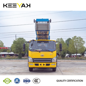 FAW Elevador de pluma telescópica hidráulica Escaleras Elevador Camión Cubo aéreo Escalera Elevador Camión Elevador de construcción Camión - Product Image 2