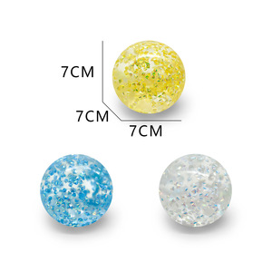 Pelota de cristal de diamante Tpe para apretar, juguete para aliviar el estrés de rebote lento para niños de 8 a 13 años, unisex - Product Image 5