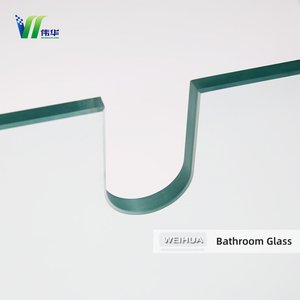 Panel de Vidrio Templado Personalizado de 8mm, 10mm, 12mm con Imán <span class=keywords><strong>para</strong></span> Ducha, <span class=keywords><strong>para</strong></span> Paredes Cortina Industriales, Hoteles y Puertas de Baño - Product Image 4